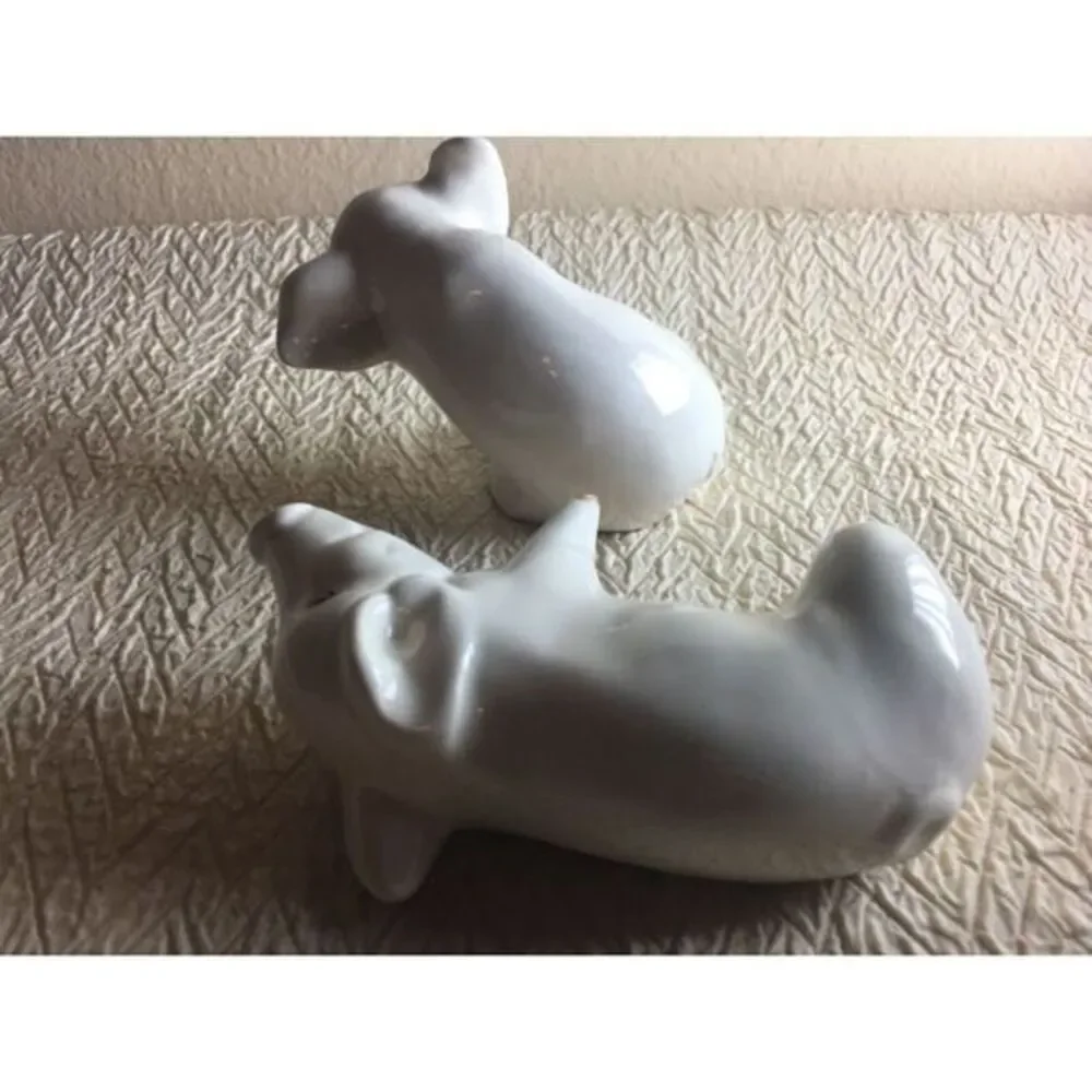 Vintage Fitz & Floyd Playful Piggies Salt and Pepper Shaker‎ Set, © MCMLXXVI